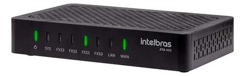 comprar Adaptador Voip Para Telefones Analógicos Ata 400 Intelbras