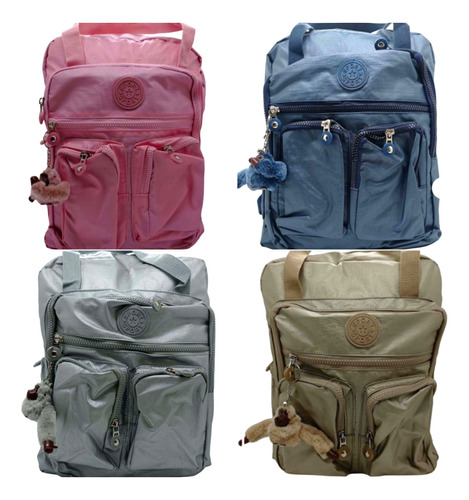 Bolso Morral Casual Para Damas Mochila Escolar Impermeable 