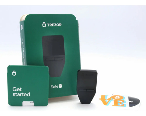 Trezor® Safe 3 Wallet Hardware Billetera Crypto Original Negro