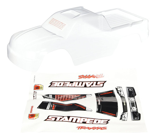 Traxxas 3617 - Cuerpo Transparente Con Hoja De Calcomanías,