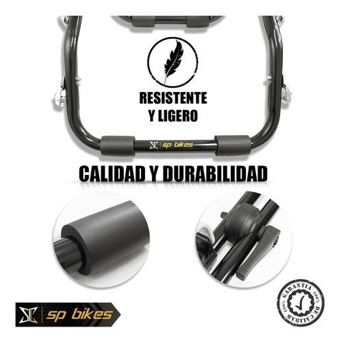 Imagen 9 de 10 de Rack Portabicicletas De Cajuela P/3 Bicicleta Toyota Corolla