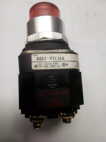 Allen Bradley 800t-ptl16a Pulsador Iluminado 30 Mm Ambar (Usado)