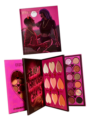  Paletas De Sombras Maquillaje 69 Tonos  Rubor Ilumadores 