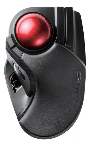 Elecom Engran Ratón Trackball, 2.4ghz Inalámbrico, Control D