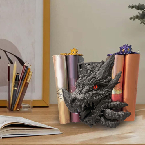 Adorno Creativo De Escritorio Con Forma De Estatua De Dragón