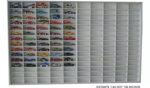 Estante Expositor Hot Wheels 150 Nichos Carrinhos Minis 1:64