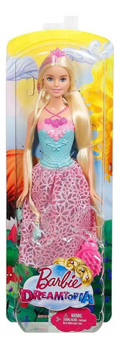 Boneca Barbie Dreamtopia Princesa Cabelos Longos Loira Dkb56
