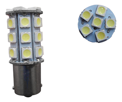 Foco Automotriz De Led 1176 Blanco Con Estrobo 12v Pz Ds