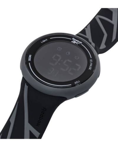 Reloj Reebok Unisex Elements Ignite Rv-eli-g9-pbib-bb Digita Color De La Malla Negro - Gris Color Del Bisel Negro - Gris Color Del Fondo Negativo