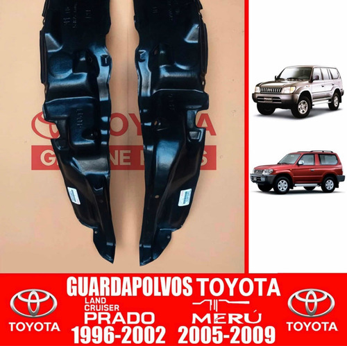 Guardabarro Guardapolvo Prado Fj90 1999 2000 Meru Toyota