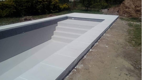 Pintura Para Piscinas Jetcil Hormigón 1 Litros Acuosa Blanca
