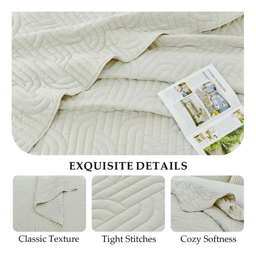 Juego De Colcha Queen Size Cozystitch - Colcha Queen De