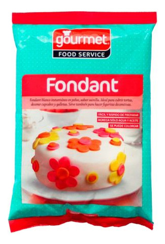 Base De Fondant En Polvo Gourmet 500gr(2uni) Super