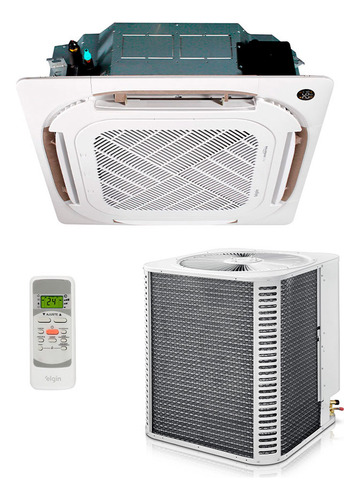 Ar Cond Cassete Inverter Eco Elgin 56000 R32 Só Frio 220v Cor Branca