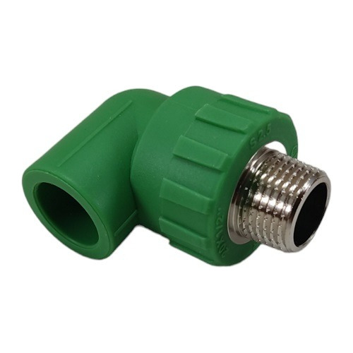 Codo Macho 20mmx1/2 Rosca Acero Termofusión Ppr Donsen 3 Un 