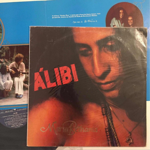 María Bethania Alibi Disco Vinilo Importado Lp