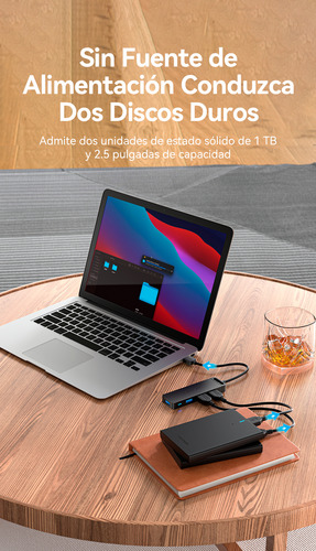 Hub Usb 3.0 Vention/ 4xusb/ 1xmicrousb Pd