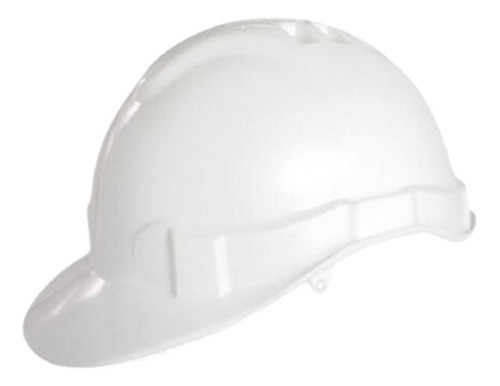 Capacete Segurança Carneira Catraca Trabalho Epi Obra Ca Cor Branco