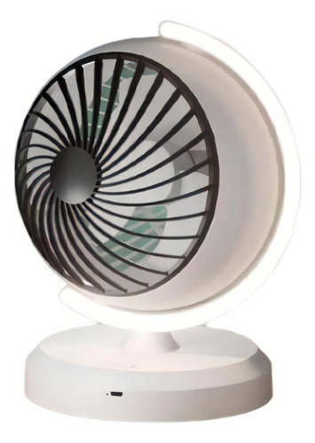 Ventilador De Mesa Lámpara Aire Fresco En Forma De Globo Usb
