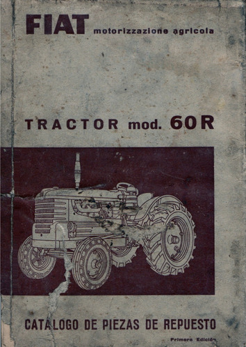 Manual Catálogo Piezas De Repuesto Tractor Fiat 60r