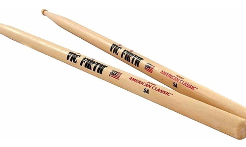 Baqueta Vic Firth 5a Classic American Hickory Madeira Par