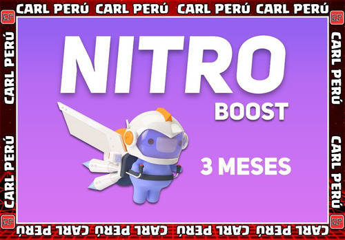 Discord Nitro 3 Meses + 2 Boost / Código Instantáneo
