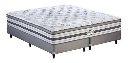 Sommier Simmons Beautyrest Worldclass Spa King de 200cmx200cm  gris