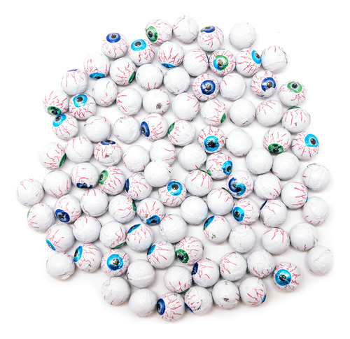 Chocolate De Ojos Para Día De Muertos Halloween 1kg A Granel