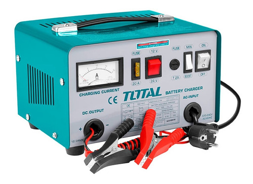 Imagen 3 de 5 de Cargador De Batería Camioneta/auto Total 28-180a Con Pinzas