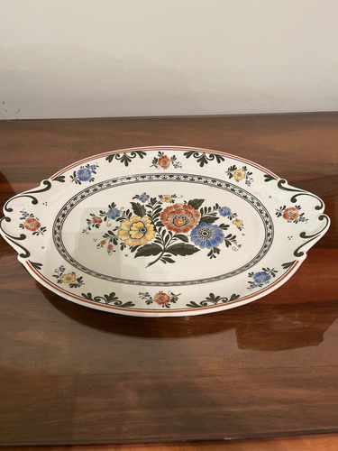 Fuente Ovalada Villeroy & Boch Usada Como Nueva Blanco (Usado)