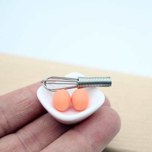 Juego De Batidor De Huevos A Escala 1/12, Juguete 4 Piezas