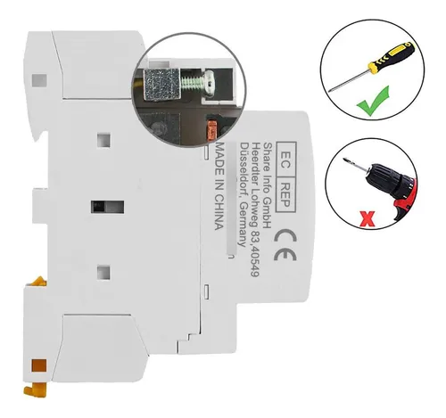 Hofwgele Hch8s-25 Contactor De Ca 25a 2p 110v 120v 2 Polos