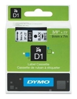 Cinta Para Etiquetadora Dymo D1 3/8in 9mm.