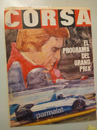 Corsa Programa Del Grand Prix De La Rep Argentina 16 Pag '80 (Usado)