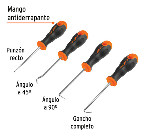 Desarmadores Puntas Y Ganchos Multiusos Truper 14210