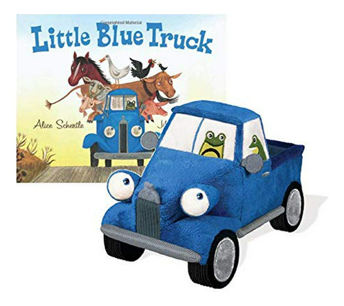 Peluche - Yottoy Plush & Book Gift Set (little Blue Truck Gi