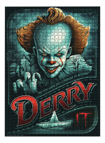 Rompecabezas Eso It Payaso Terror Stephen K 1000 Pz Novelty
