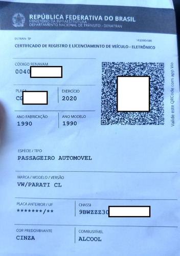 Imagem 15 de 15 de Volkswagen Parati Cl Quadrada Turbo