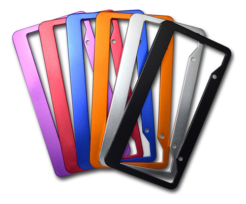 (bl)license Plate Frame For Noble Identity Anti-th