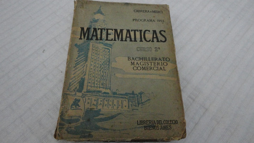 Matematica 2 - Cabrera-medici - Del Colegio