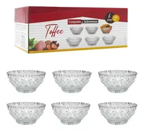 Comprar Conjunto 6 Tigelas Potes Bowls Vidro Transparente Sobremesa