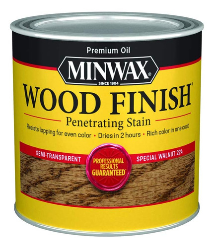 Tinte De Madera Penetrante A Base De Aceite Para Nogal 0.5 L