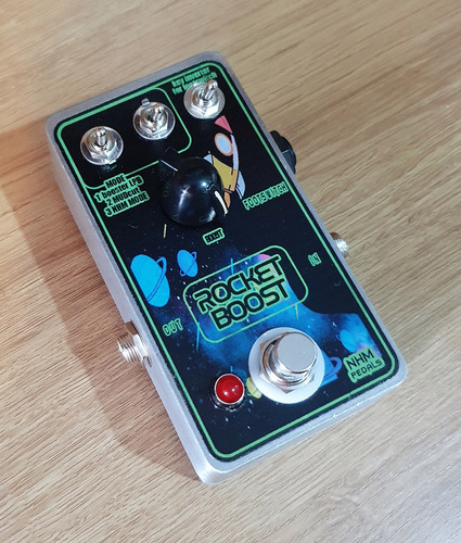Rocket Boost E Treble 3em1 Footswitch E Lpb1 Screaming Bird Cor Preto Personalizado 1