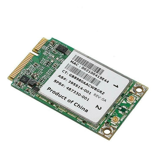 Tarjeta Wifi Para Hp Pavilion Dv9000 Dv6200 8487330-001 (Usado)
