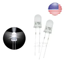 Comprar Los Diodos Led De 5mm 100pcs Agua Tapa Redonda Transparente 