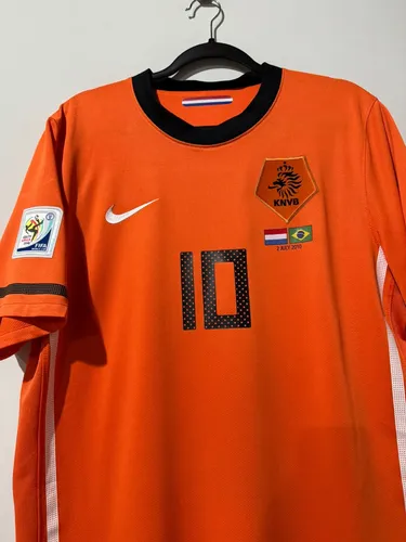 Nike サッカーシャツ SNEIJDER 10 Camisa Holanda Copa Do Mundo 2010 Sneijder 10 Original