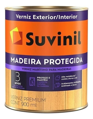 Verniz Suvinil Madeira Maritimo Suvinil 900ml Fosco 