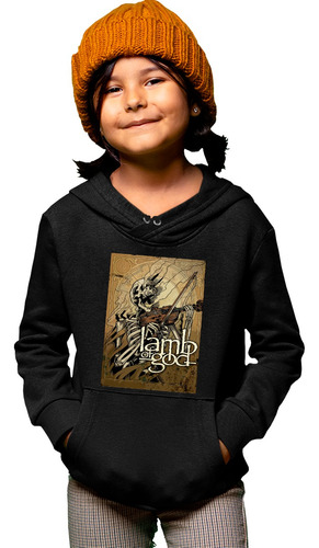 Panda Infantil Sudadera Calavera Violin Banda Lamb Of God