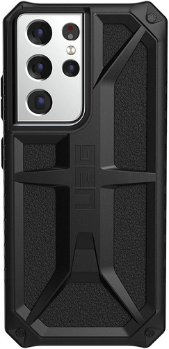 Protector Cover Para El S21 Ultra Uag Monarch Negro Cuero