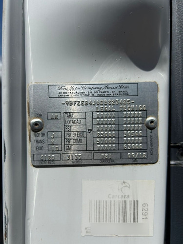 Ford Cargo 3133 2012/13 Caçamba Rosseti 6x4